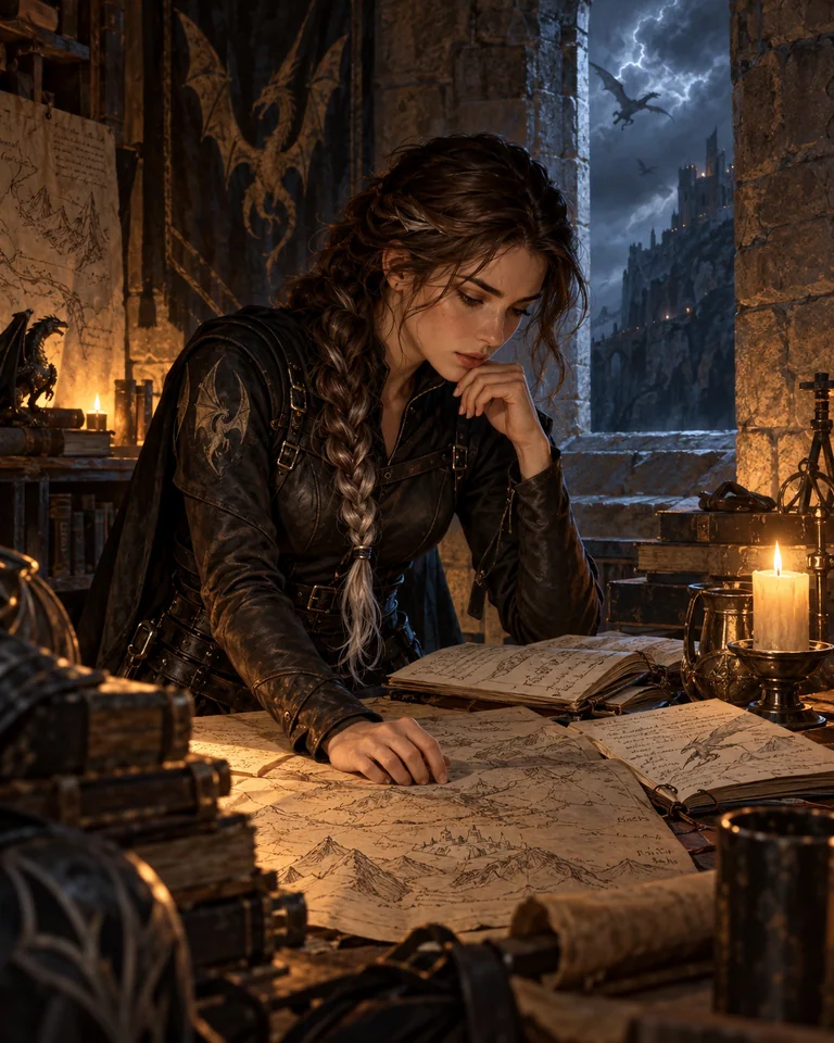 Illustration inspirée de Iron Flame