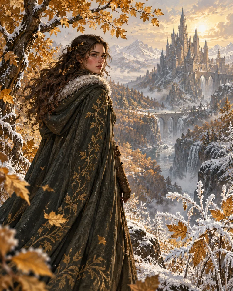 Illustration inspirée de Woven by Gold