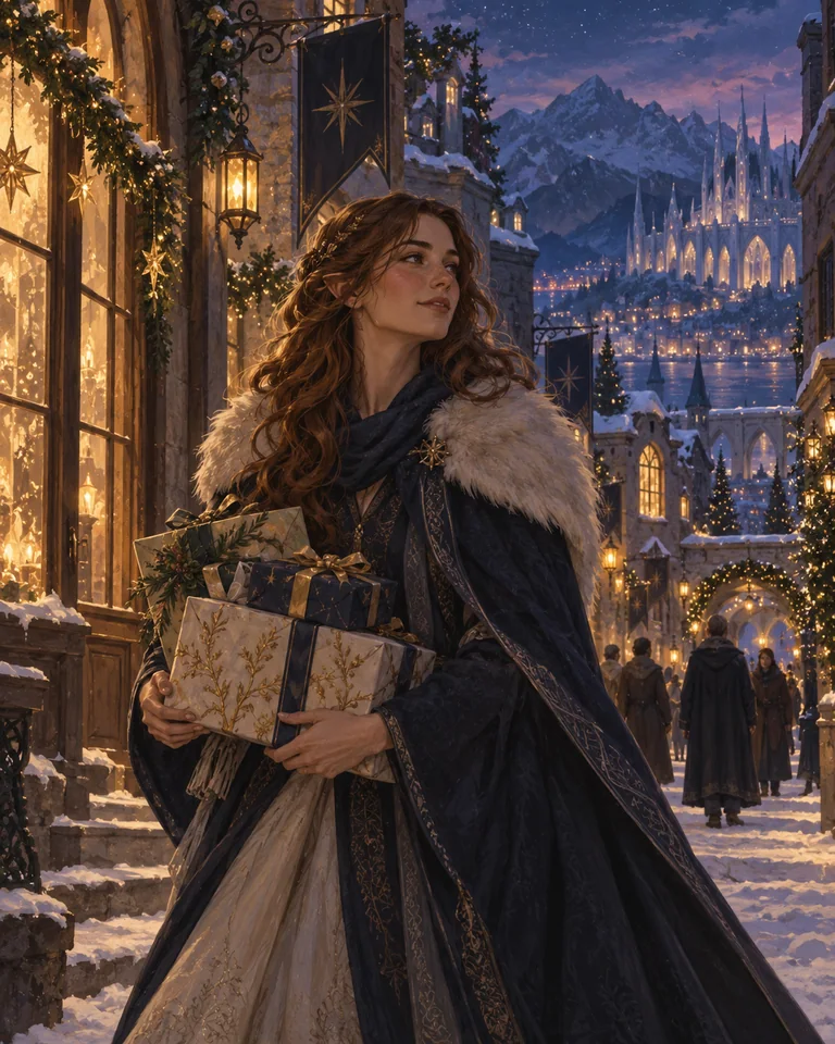 Illustration inspirée de Un palais de glace et de lumière