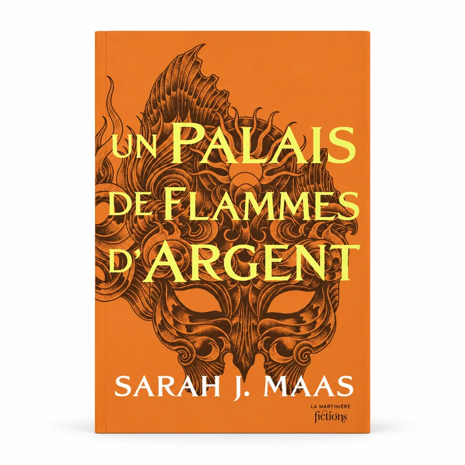 Un palais de flammes d'argent, vue de face