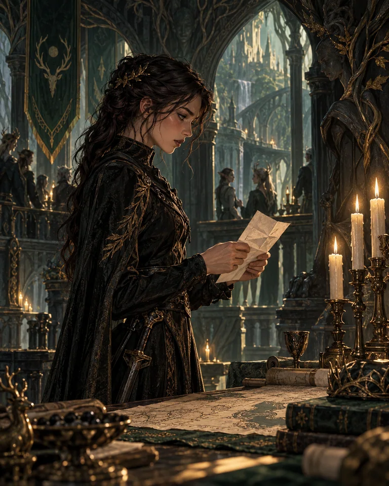Illustration inspirée de Le Roi maléfique