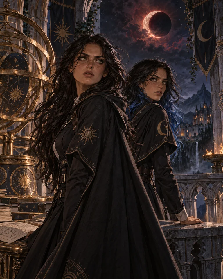 Illustration inspirée de Zodiac Academy 3 : Le Jugement