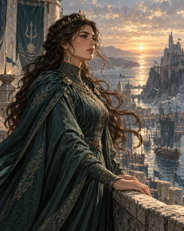 Illustration inspirée de Le royaume éternel T2 : La Reine d'éternité