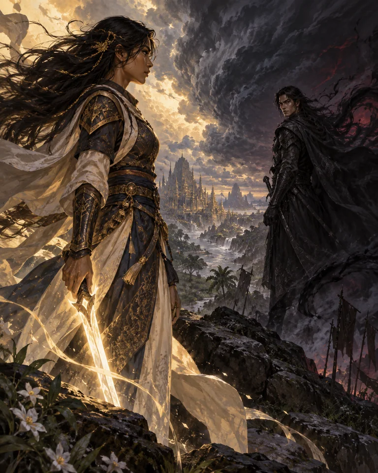 Illustration inspirée de The Hurricane Wars