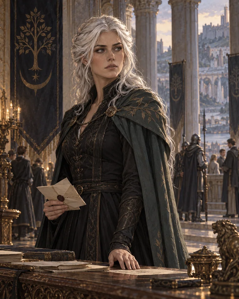 Illustration inspirée de The Kindred's Curse (Tome 2) - Glow of the Everflame