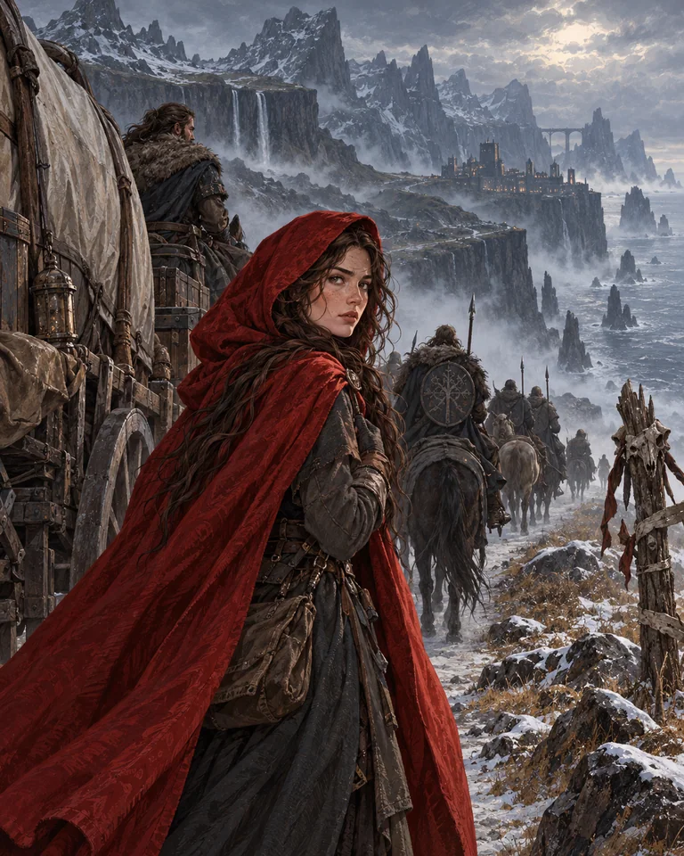 Illustration inspirée de Les Cendres divines - Livre 01 La Route des Ossements