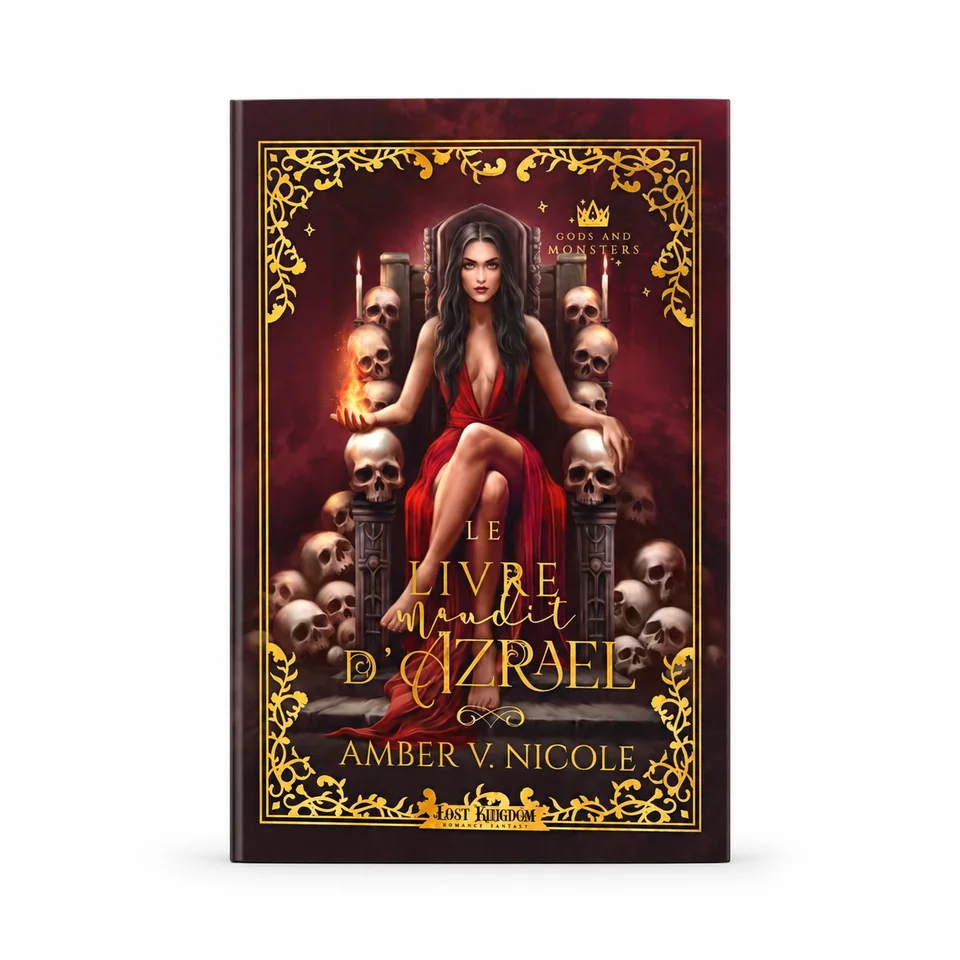 Le Livre maudit d’Azrael, vue de face