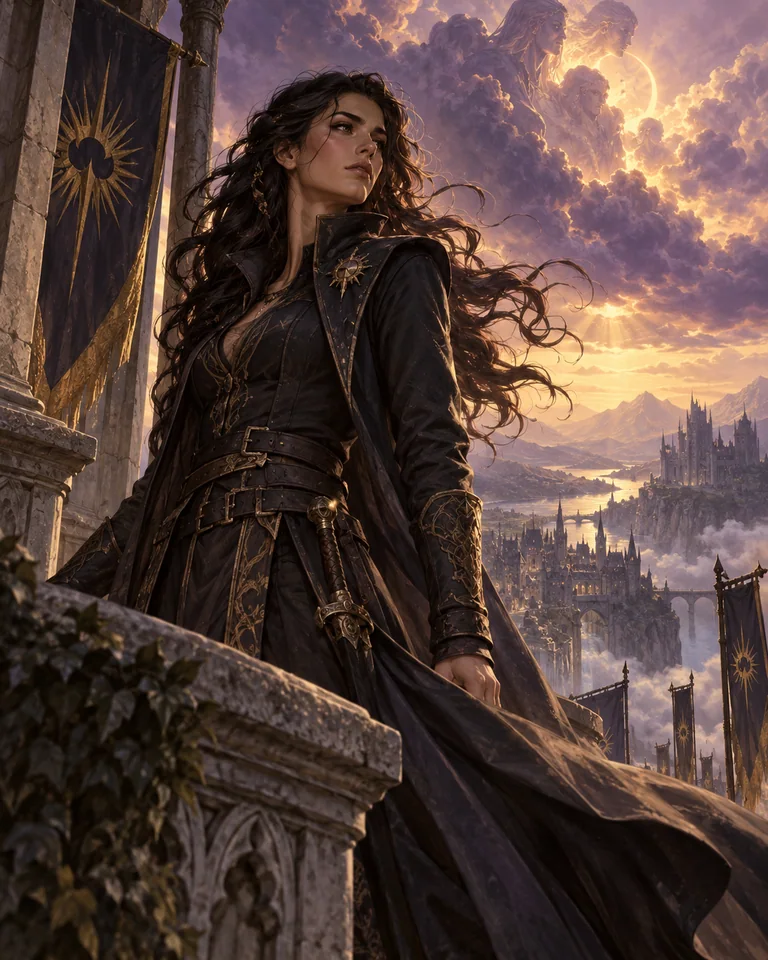 Illustration inspirée de L'Aube de la Reine Damnée