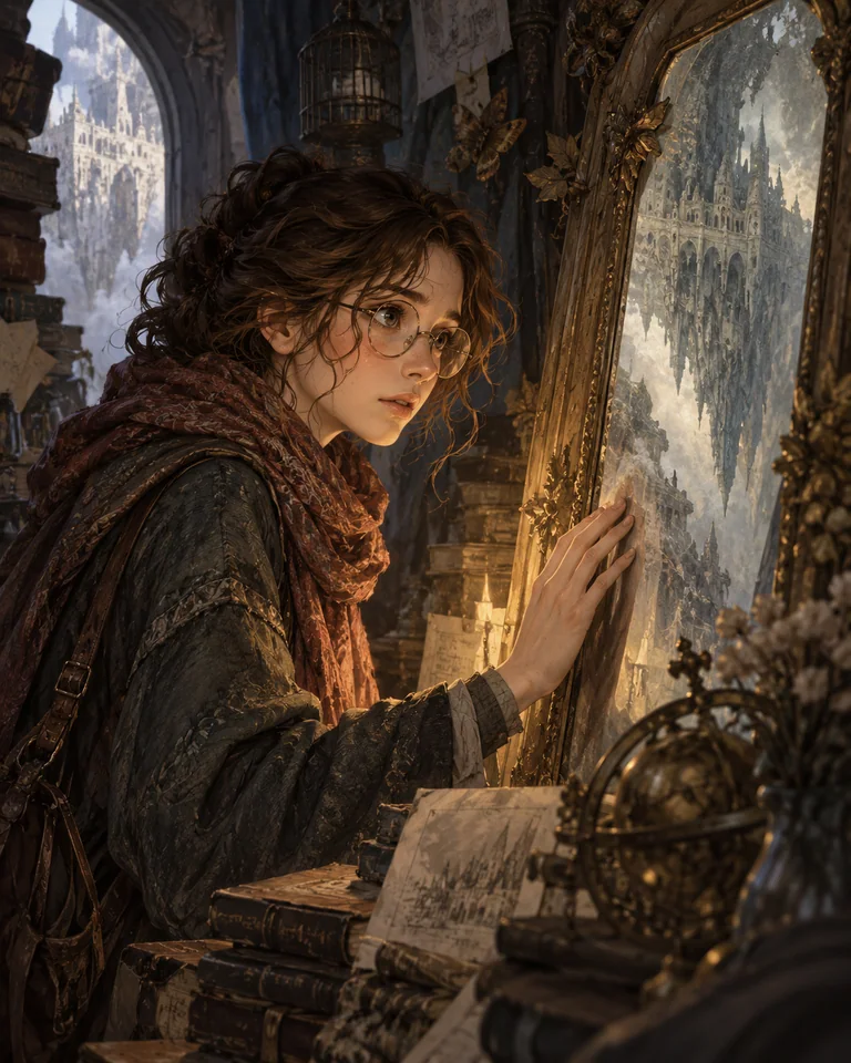 Illustration inspirée de Les Fiancés de l’hiver