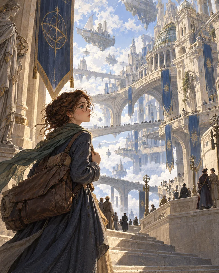 Illustration inspirée de La Mémoire de Babel