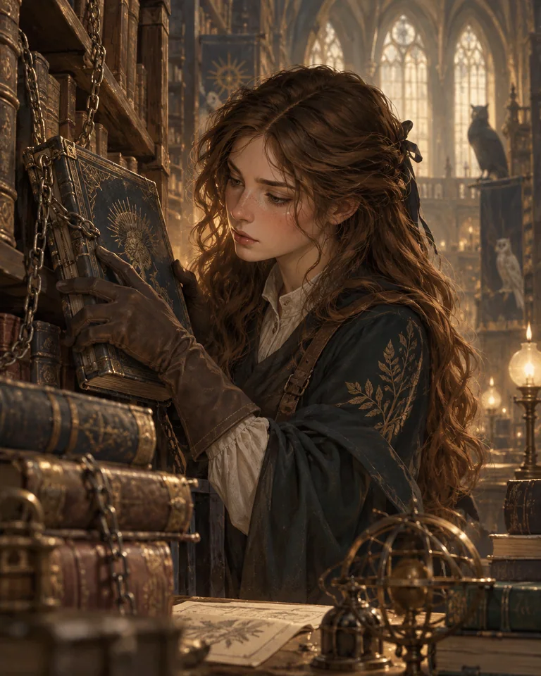 Illustration inspirée de Sorcery of Thorns
