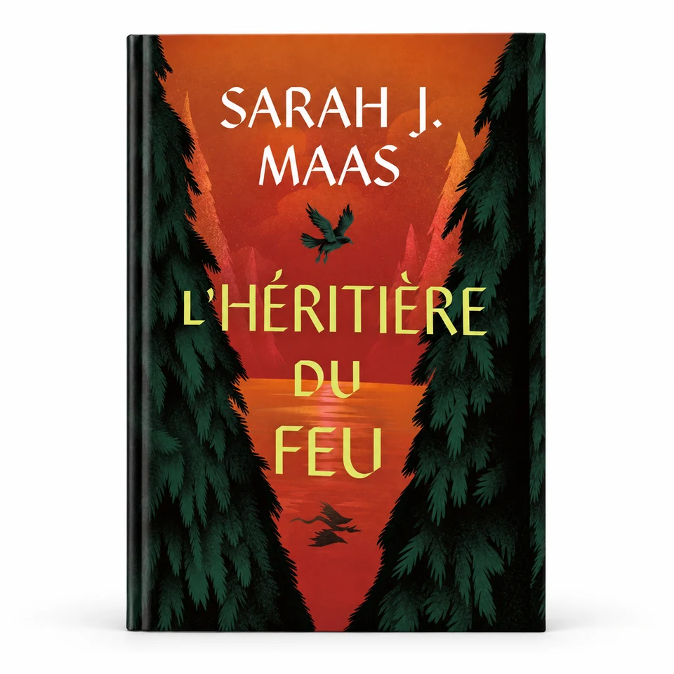 L’Héritière du feu, vue de face